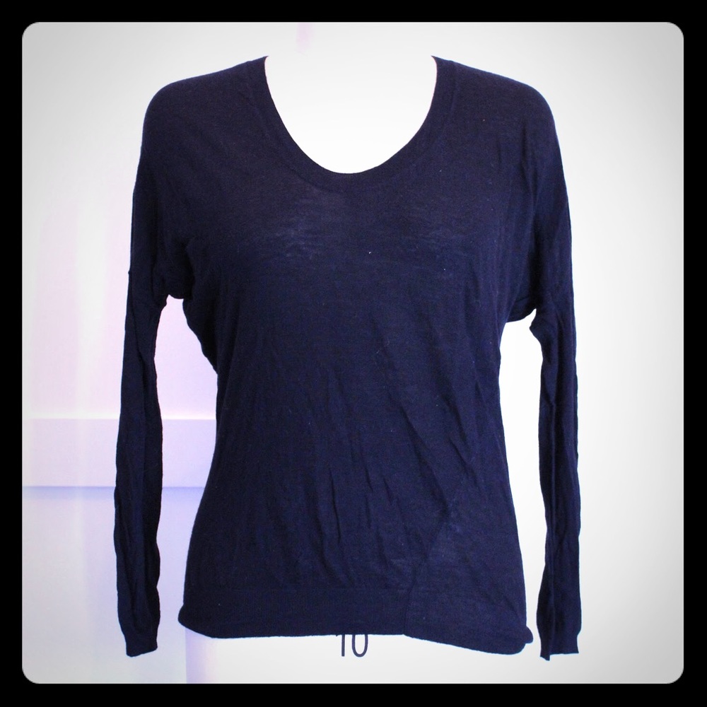 Vince asymmetrical seam sweater